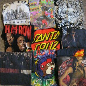 10 Men's T-Shirts Size Medium/Large